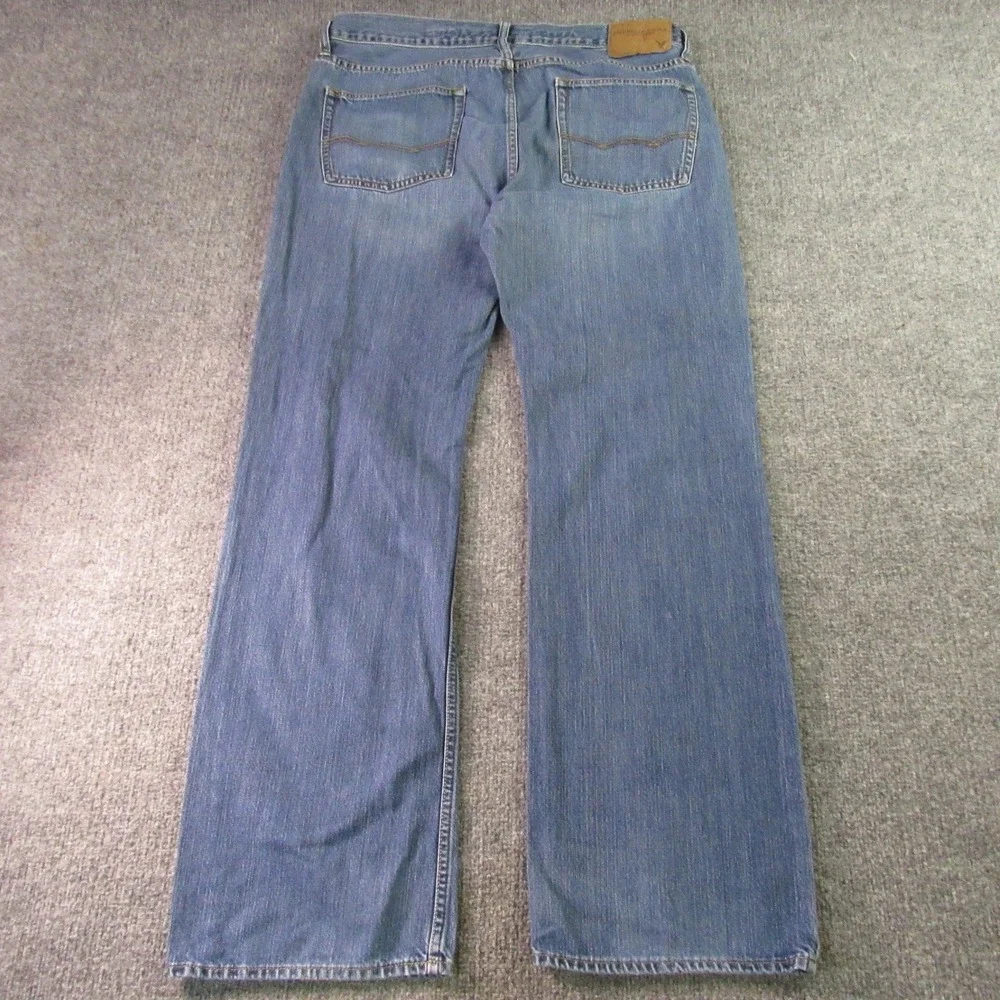 American Eagle Jeans Mens 34x34 Blue  Original‎ Boot Medium Wash Bootcut Denim